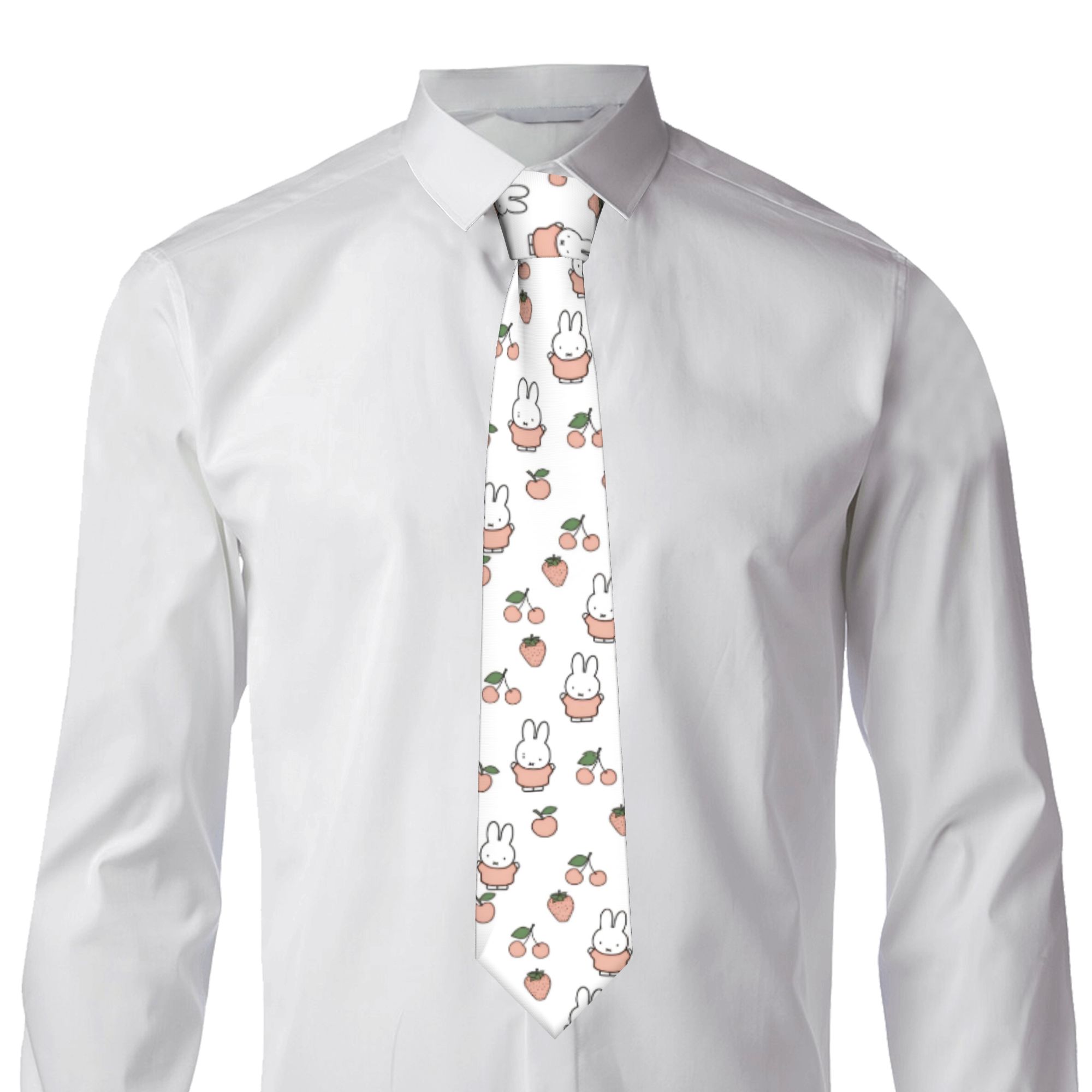 ミフィーネクタイ ユニセックス ポリエステル 8cm かわい - Skinny Tie Men のレビューと価格