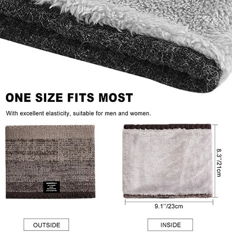 男性と女性のためのニットカシミヤネックウォーマー、モノクロス - Handkerchief Cotton Men のレビューと価格