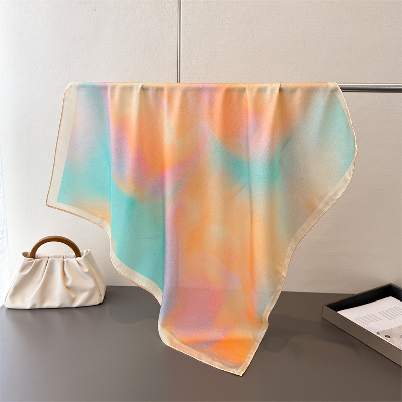 2025年デザインファッションスクエアシルクスカーフ女性用ヘ - Scarf Silk Square のレビューと価格