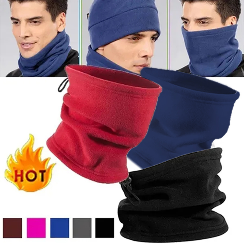 ユニセックスフリースネックバンダナネックウォーマー冬用防風女 - Neck Warmer Tube のレビューと価格