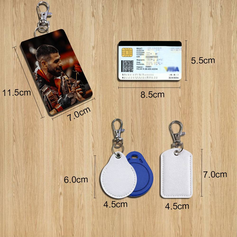 イリア・トプルヤのレザーキーチェーンバッジホルダー（ストラッ - Lanyard Badge Holder のレビューと価格